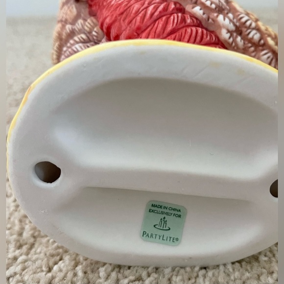 NIB PartyLite Ceramic Turkey Candle Holder Thanksgiving Taper OR Tea light HTF! - Picture 5 of 8